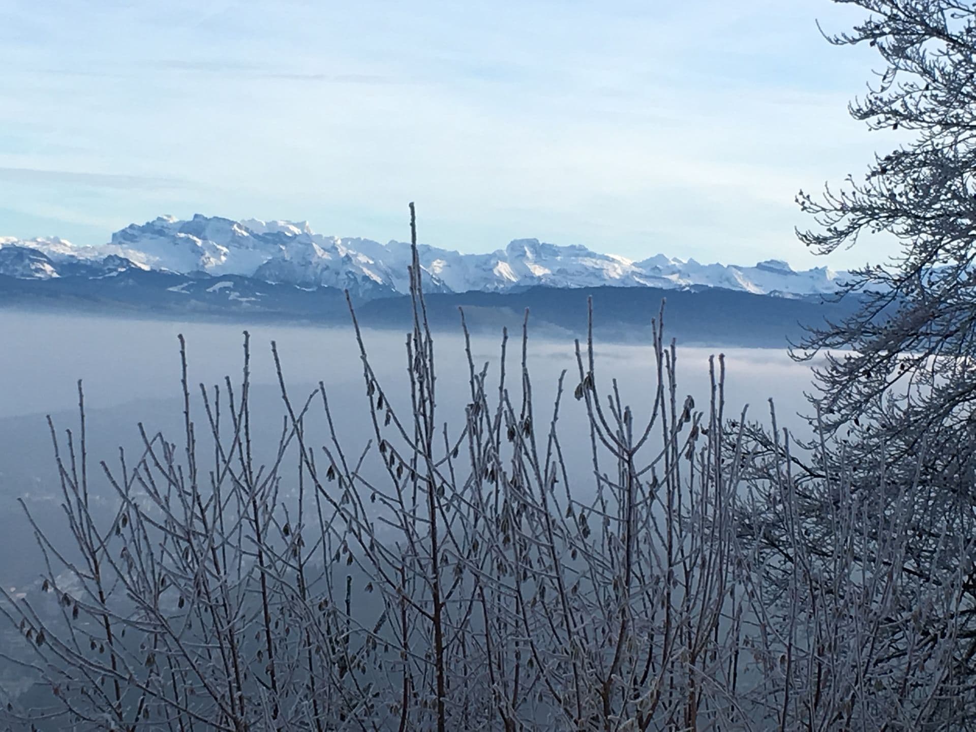 Berge im Winter