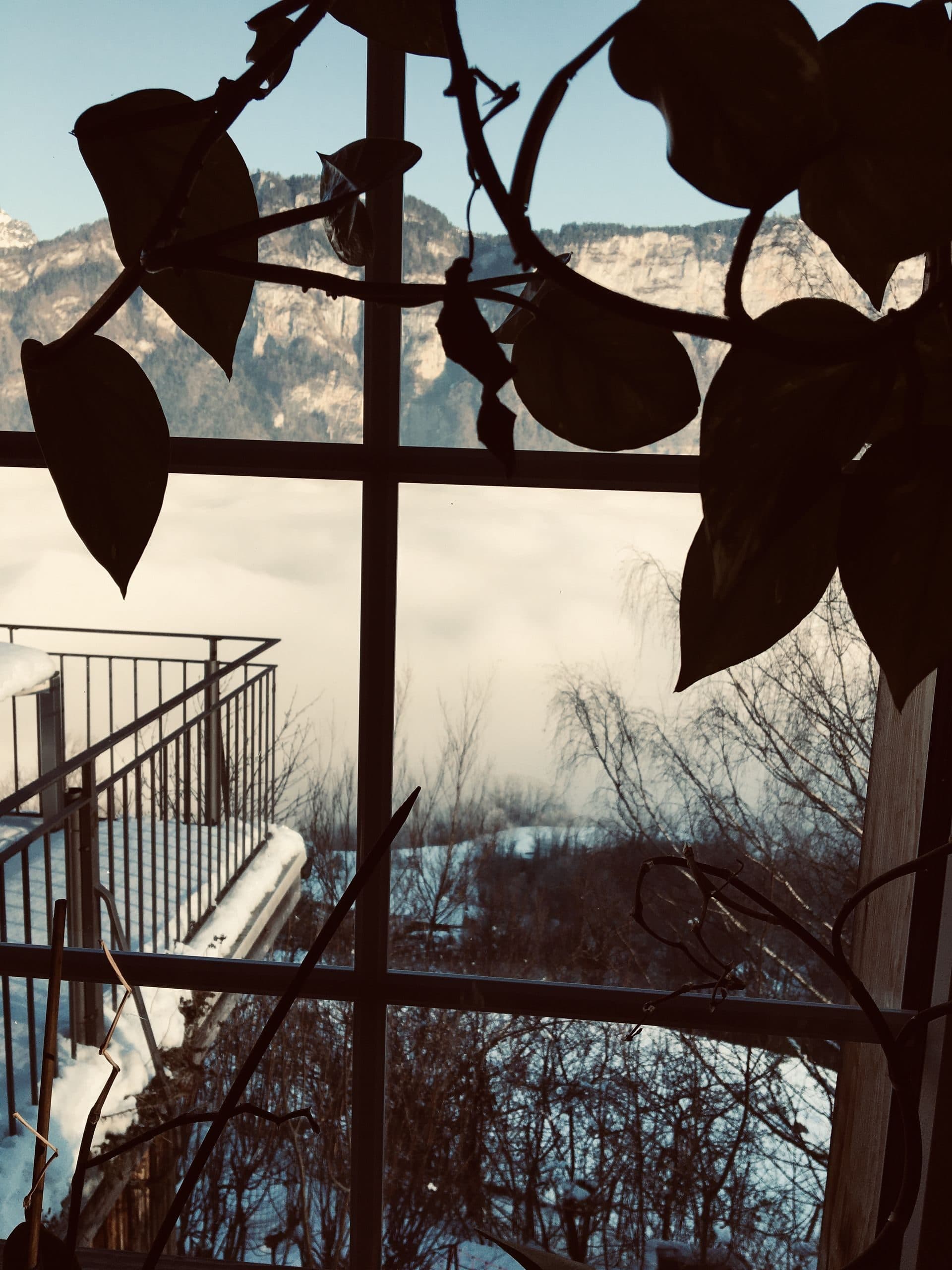 Blick auf die Berge
